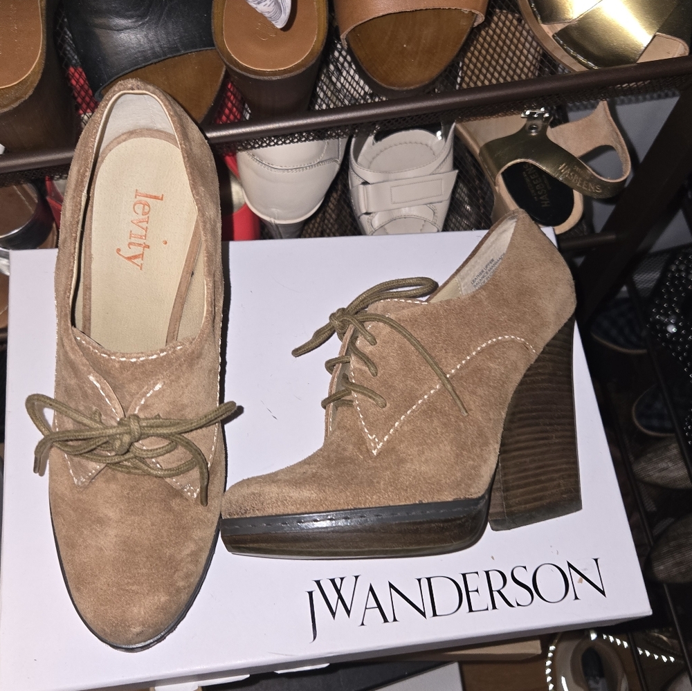 Levity Tan Suede Women's Shoes